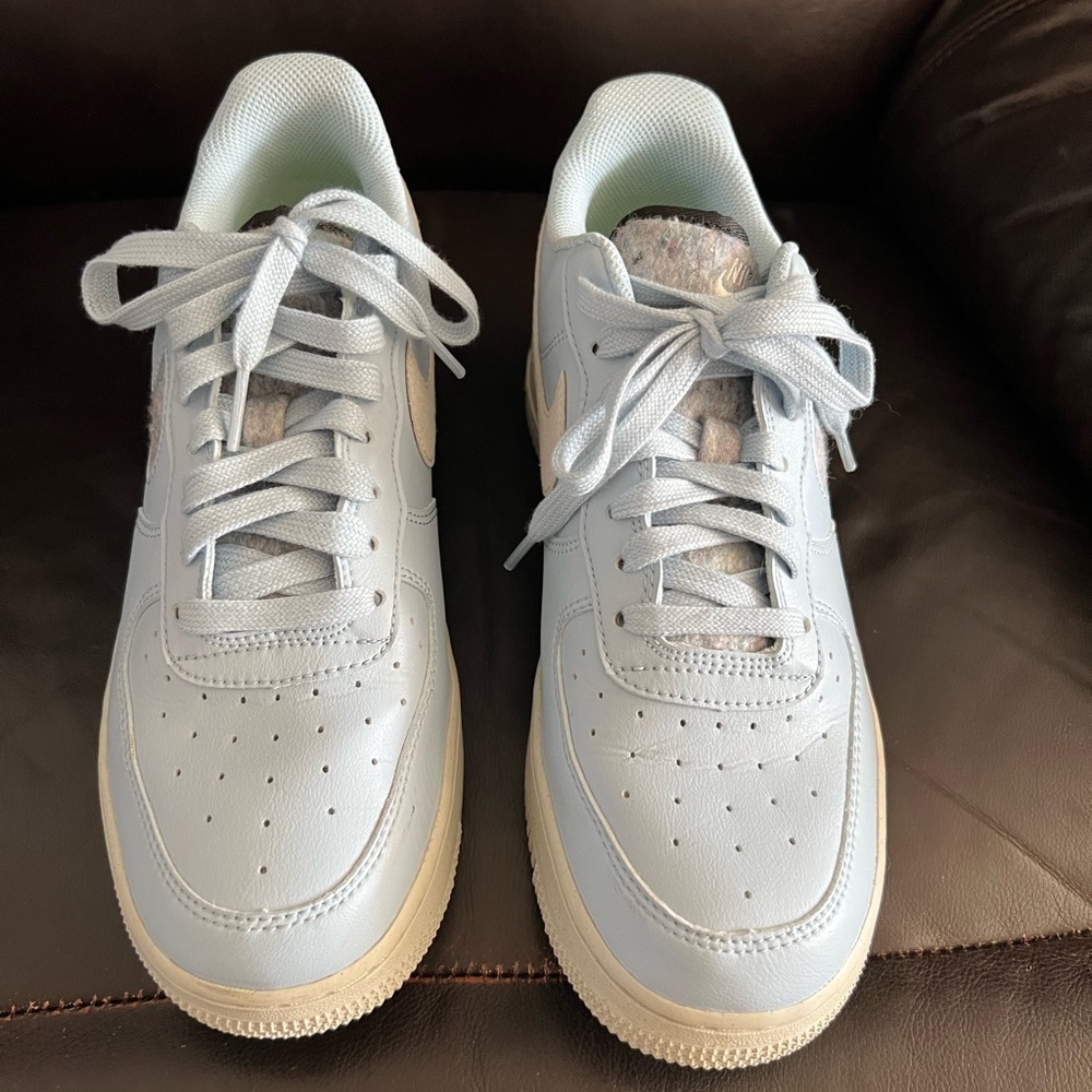 Nike Air Force Ones - blue color - women size 8 - brand new